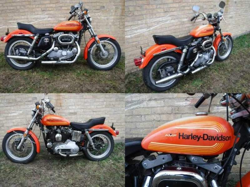 1976 Harley-Davidson Sportster Orange for sale craigslist ...