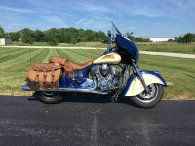 2015 Indian Chieftain® Springfield Blue/Ivory Cream — for ...